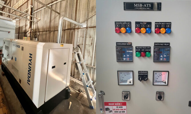 Máy phát điện Công nghiệp Hyundai DHY125KSE