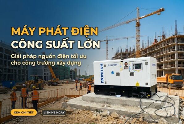 Máy phát điện cho công trình xây dựng